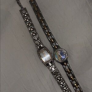Elegant Silver Watch Choker Bundle